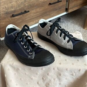 Converse Blue and Gray Athletic Shoes